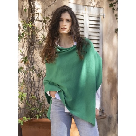 100% cashmere poncho
