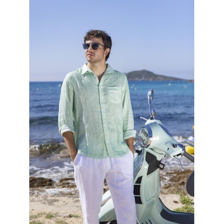 chemise lin classique