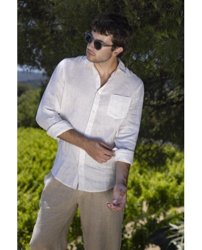 chemise lin classique