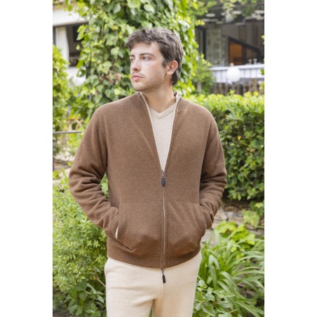 Blouson réversible cachemire