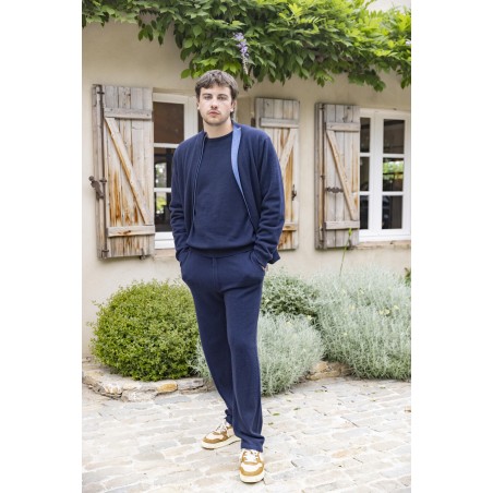 Pantalon cachemire homme