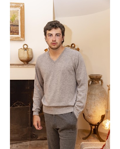 Pantalon cachemire homme