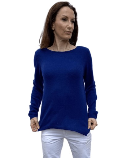 Pull droit ras du cou