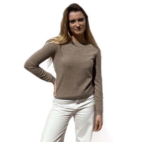 Pull droit ras du cou