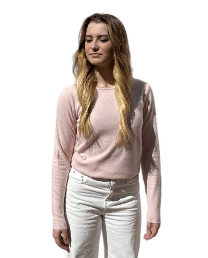 Pull droit ras du cou