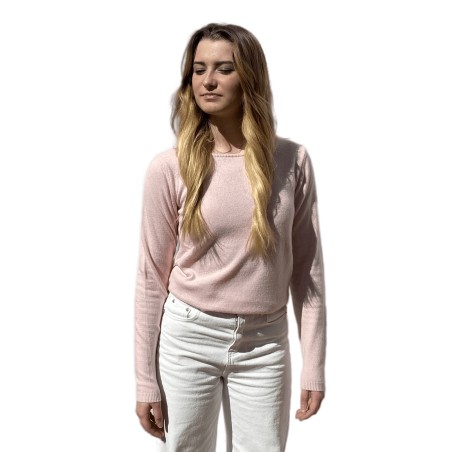 Pull droit ras du cou